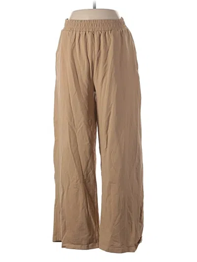 Pre-owned Unbranded Casual Pants In Tan