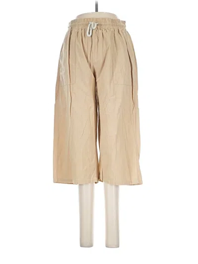 Pre-owned Unbranded Casual Pants In Tan