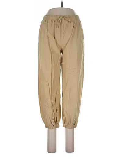 Pre-owned Unbranded Casual Pants In Tan