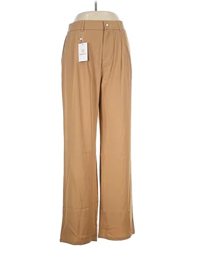 Pre-owned Unbranded Casual Pants In Tan
