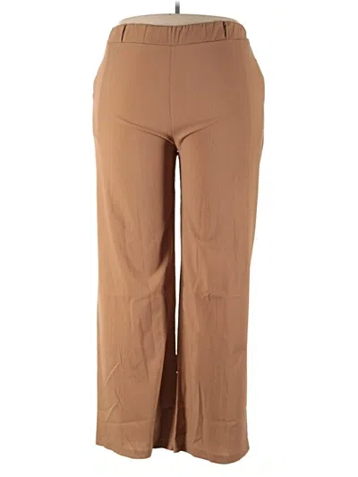 Pre-owned Unbranded Casual Pants In Tan