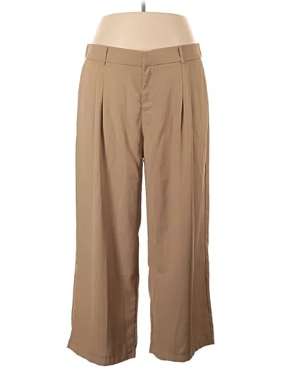 Pre-owned Unbranded Casual Pants In Tan