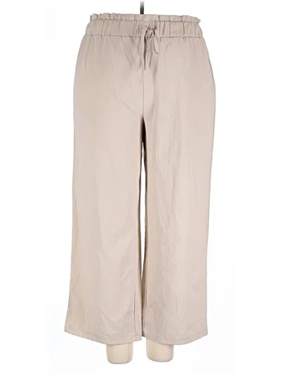 Pre-owned Unbranded Casual Pants In Tan
