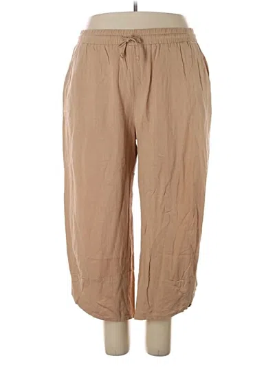 Pre-owned Unbranded Casual Pants In Tan