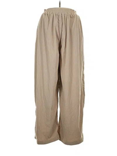 Pre-owned Unbranded Casual Pants In Tan