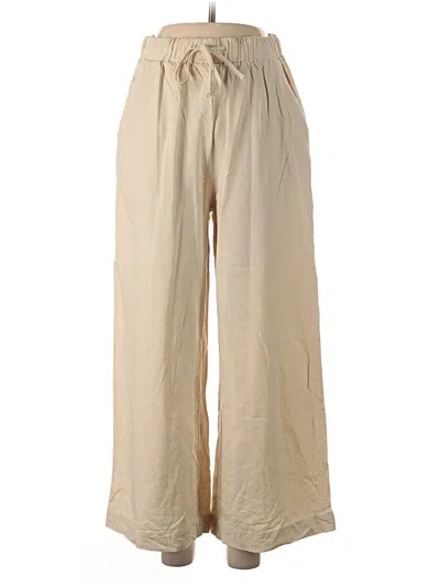 Pre-owned Unbranded Casual Pants In Tan