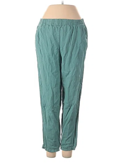 Pre-owned Unbranded Casual Pants In Teal