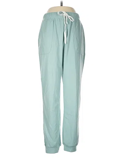 Pre-owned Unbranded Casual Pants In Teal