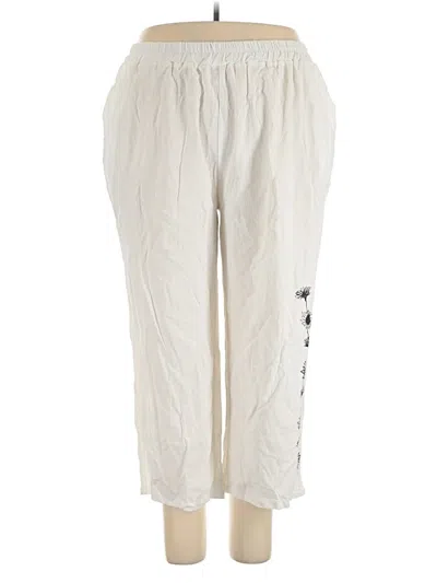 Pre-owned Unbranded Casual Pants In White