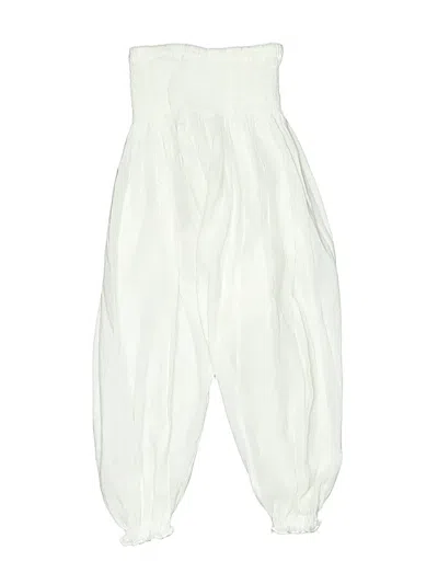 Pre-owned Unbranded Kids' Casual Pants In White