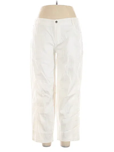 Pre-owned Unbranded Casual Pants In White