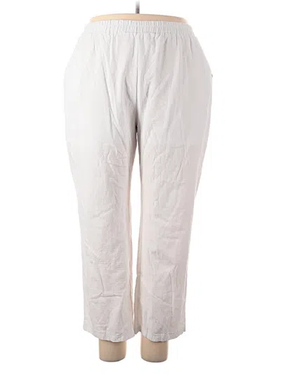 Pre-owned Unbranded Casual Pants In White
