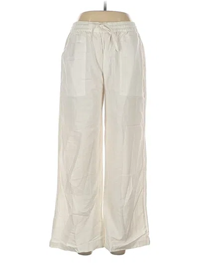 Pre-owned Unbranded Casual Pants In White