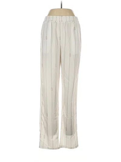 Pre-owned Unbranded Casual Pants In White