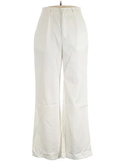 Pre-owned Unbranded Casual Pants In White