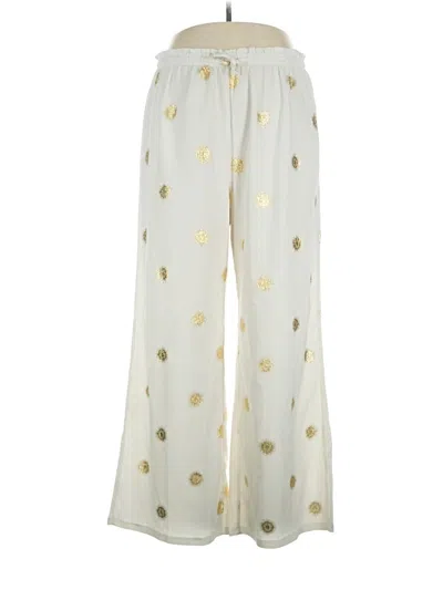 Pre-owned Unbranded Casual Pants In White