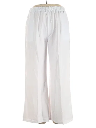 Pre-owned Unbranded Casual Pants In White