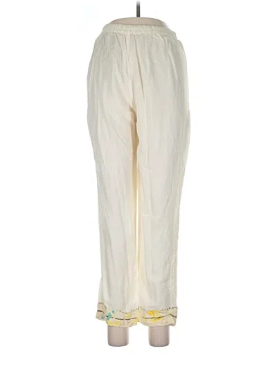 Pre-owned Unbranded Casual Pants In White