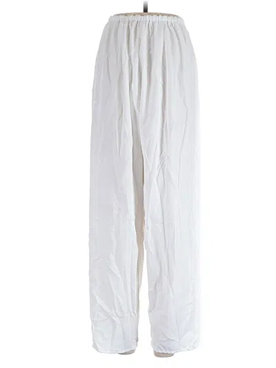 Pre-owned Unbranded Casual Pants In White
