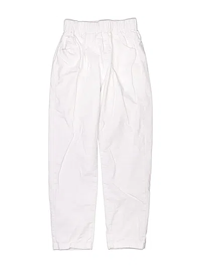 Pre-owned Unbranded Kids' Casual Pants In White