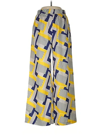 Pre-owned Unbranded Casual Pants In Yellow
