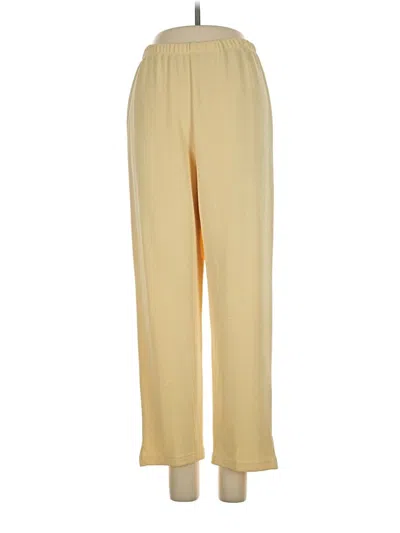 Pre-owned Unbranded Casual Pants In Yellow