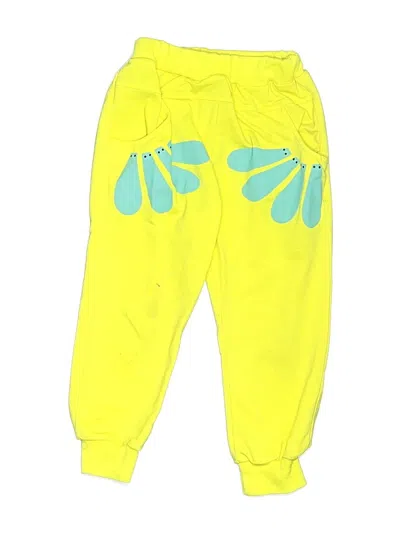 Pre-owned Unbranded Kids' Casual Pants In Yellow
