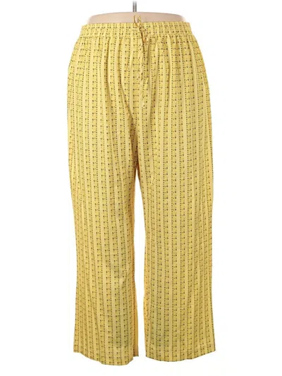 Pre-owned Unbranded Casual Pants In Yellow
