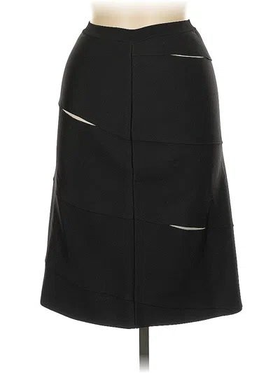 Pre-owned Unbranded Casual Skirt In Black