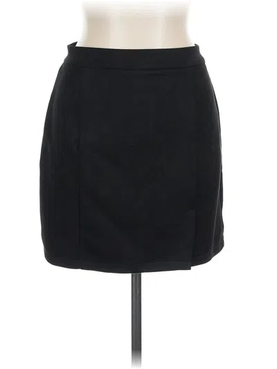 Pre-owned Unbranded Casual Skirt In Black
