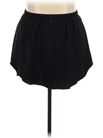 Pre-owned Unbranded Casual Skirt In Black