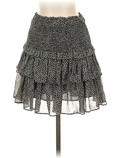 Pre-owned Unbranded Casual Skirt In Black