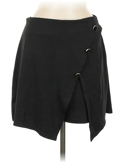 Pre-owned Unbranded Casual Skirt In Black