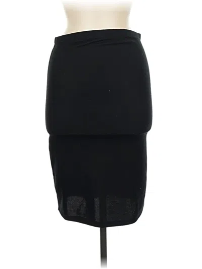 Pre-owned Unbranded Casual Skirt In Black