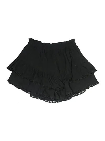 Pre-owned Unbranded Casual Skirt In Black
