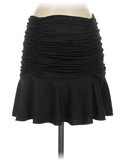 Pre-owned Unbranded Casual Skirt In Black