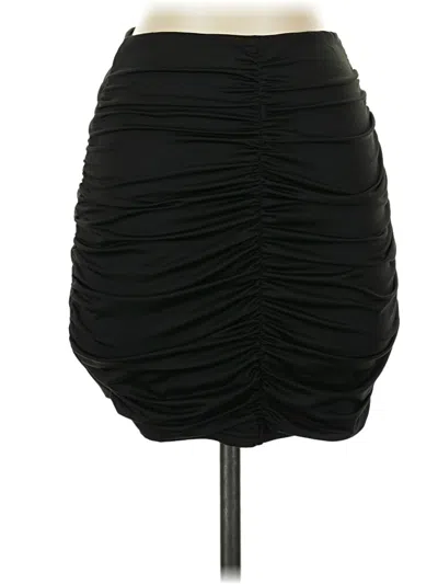 Pre-owned Unbranded Casual Skirt In Black