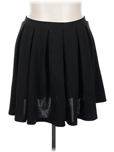 Pre-owned Unbranded Casual Skirt In Black