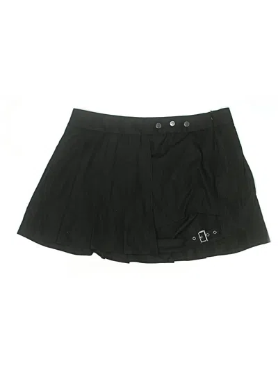 Pre-owned Unbranded Casual Skirt In Black