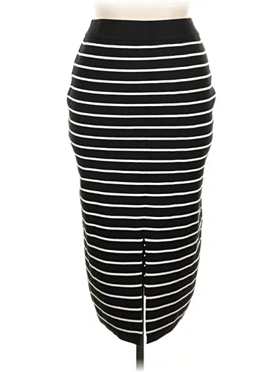 Pre-owned Unbranded Casual Skirt In Black