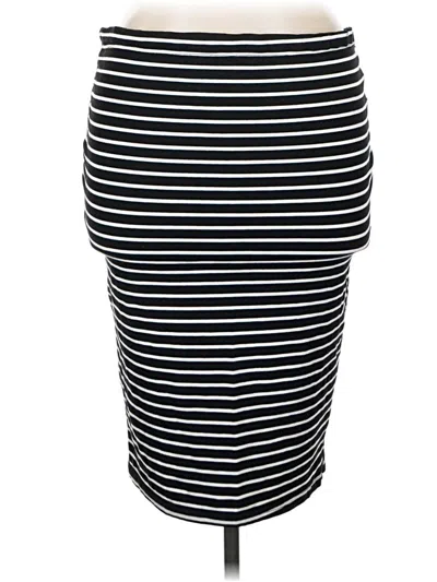 Pre-owned Unbranded Casual Skirt In Black