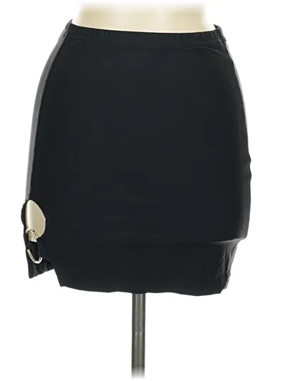 Pre-owned Unbranded Casual Skirt In Black