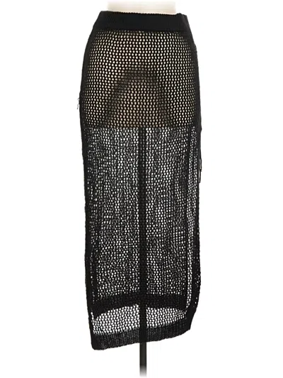 Pre-owned Unbranded Casual Skirt In Black