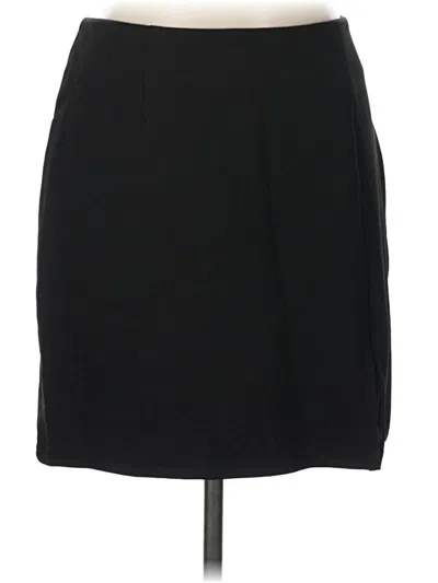 Pre-owned Unbranded Casual Skirt In Black