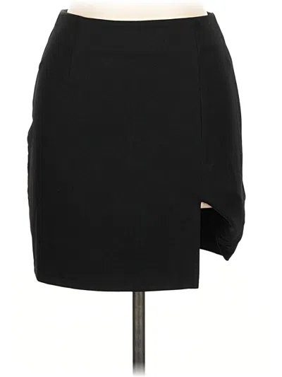 Pre-owned Unbranded Casual Skirt In Black