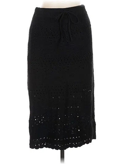Pre-owned Unbranded Casual Skirt In Black