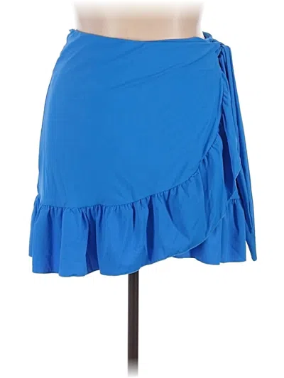 Pre-owned Unbranded Casual Skirt In Blue