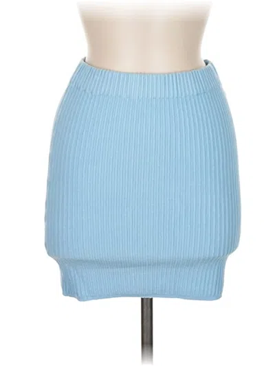Pre-owned Unbranded Casual Skirt In Blue