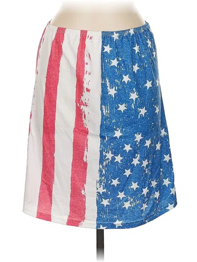 Pre-owned Unbranded Casual Skirt In Blue