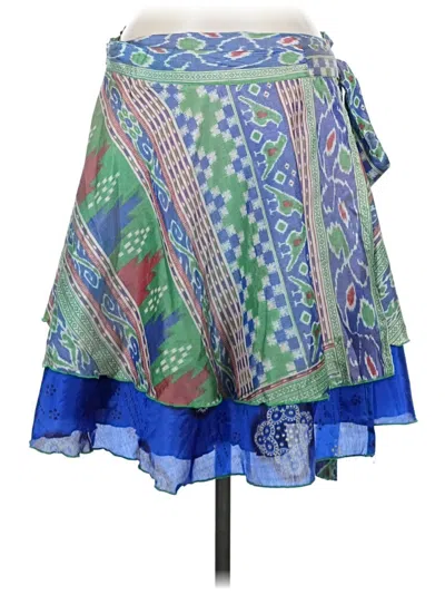 Pre-owned Unbranded Casual Skirt In Blue